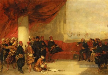  Ägypten - Interview mit dem Vizekönig von Ägypten in seinem Palast in der Alexandria 1849 David Roberts